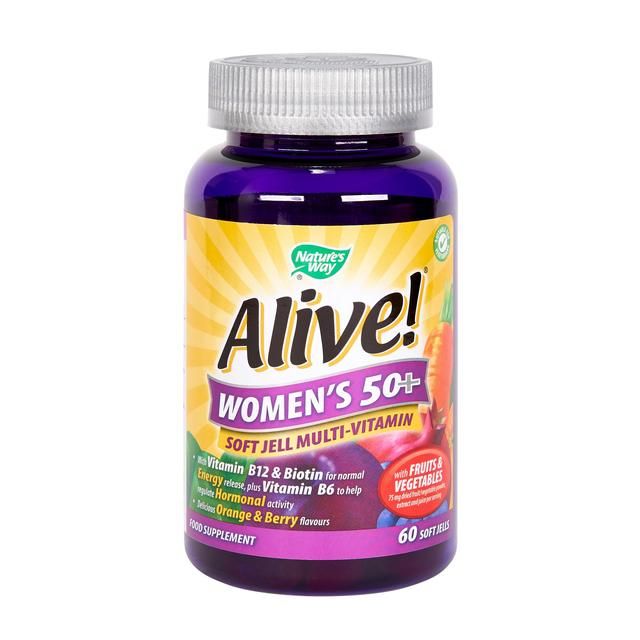 Alive! Women's 50+ Soft Jell Multivitamin 60 per pack - McGrocer