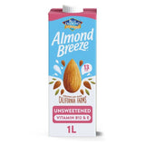 Almond Breeze Long Life Unsweetened Almond Milk Alternative 1L - McGrocer