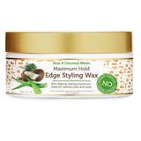 Aloe And Coconut Water Maximum Hold Edge Styling Wax - McGrocer