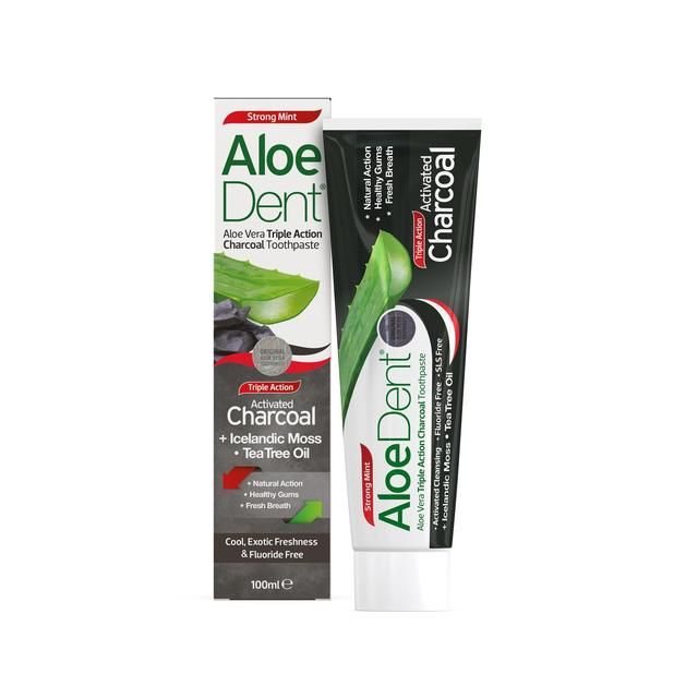 AloeDent Charcoal Toothpaste 100ml - McGrocer