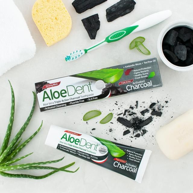 AloeDent Charcoal Toothpaste 100ml - McGrocer