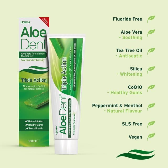 AloeDent Triple Action Toothpaste 100ml - McGrocer