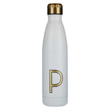 Alphabet Water Bottle Cream Letter P - McGrocer