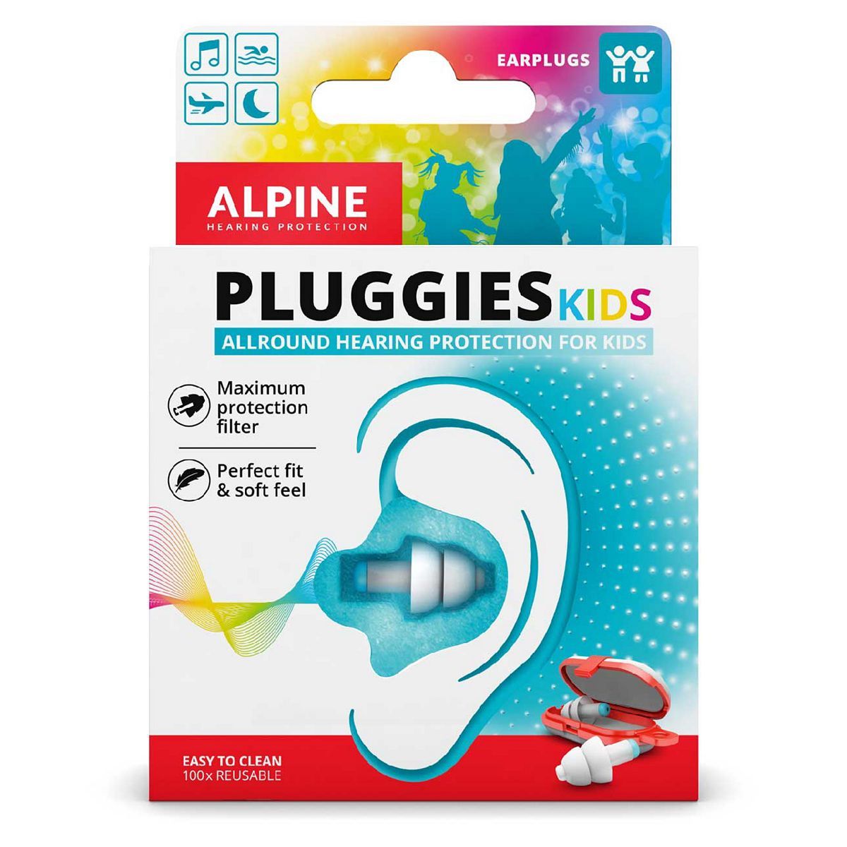 Alpine Pluggies Kids Filtered Earplugs 1 Pair - McGrocer