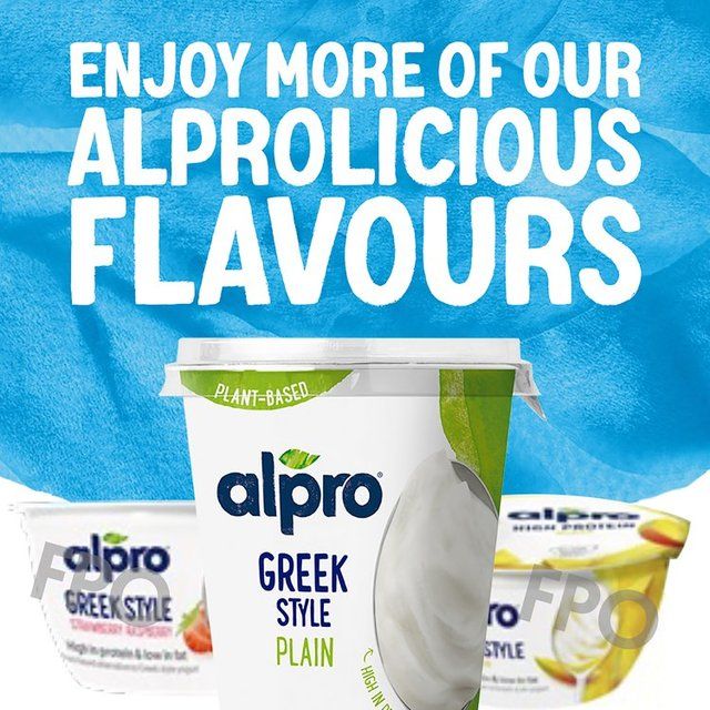 Alpro Greek Style Plain Yoghurt Alternative 400g - McGrocer