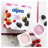 Alpro Raspberry-Cranberry & Blackberry Yoghurt Alternative 4 x 125g - McGrocer