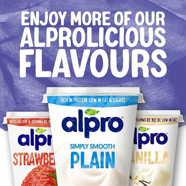 Alpro Raspberry-Cranberry & Blackberry Yoghurt Alternative 4 x 125g - McGrocer