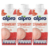 Alpro Soya Strawberry Long Life Drink 3 x 250ml - McGrocer