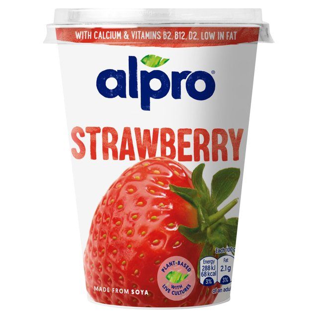 Alpro Strawberry Yoghurt Alternative 500g - McGrocer