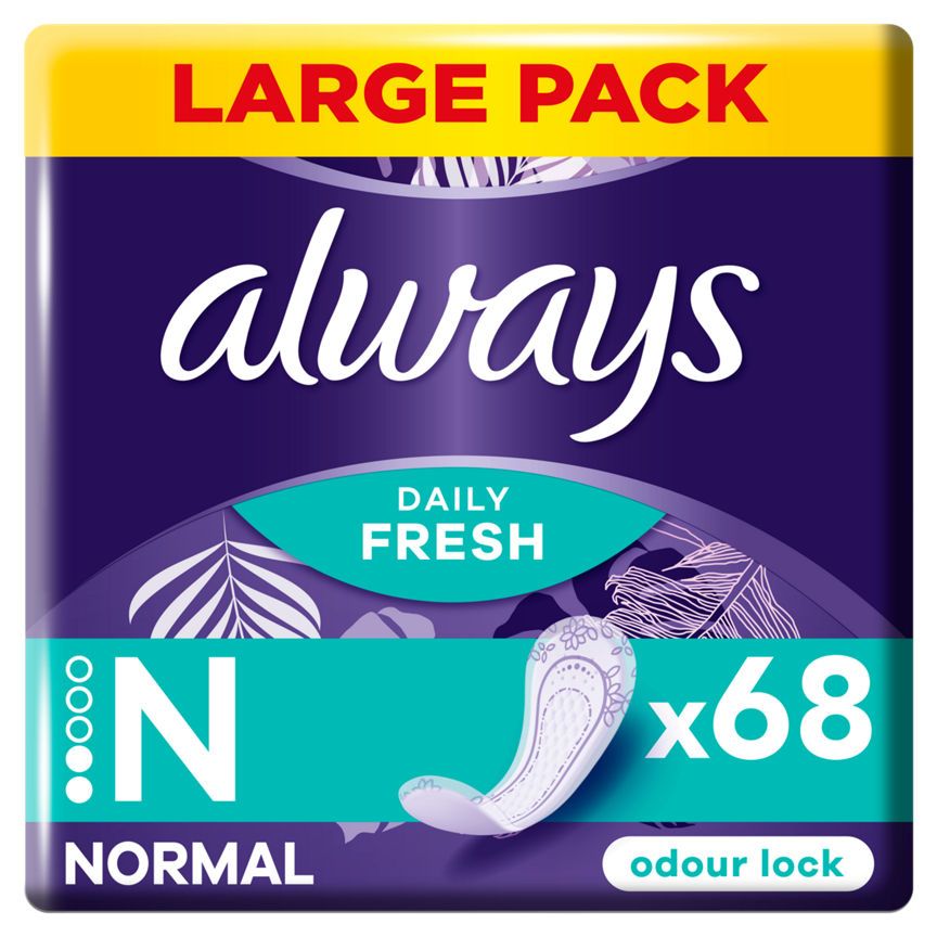 Always Dailies Normal Fresh & Protect Panty Liners - McGrocer