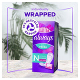 Always Dailies Singles Normal To Go Scented Panty Liners 20 per pack - McGrocer