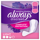 Always Discreet Incontinence Liners Light 28 Count - McGrocer
