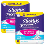 Always Discreet Long Plus Pants, 2 x 26 Pack - McGrocer