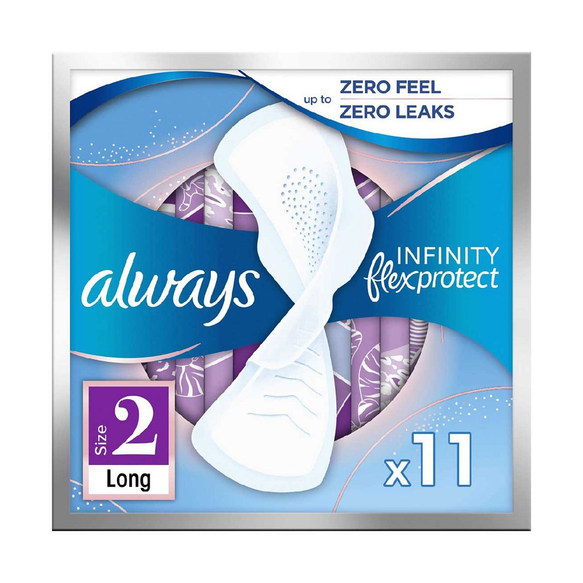Always Infinity Long (Size 2) Wings Sanitary Towels 11 Pads - McGrocer