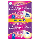 Always Platinum Night Sanitary Towels Wings Size 3 16 per pack - McGrocer