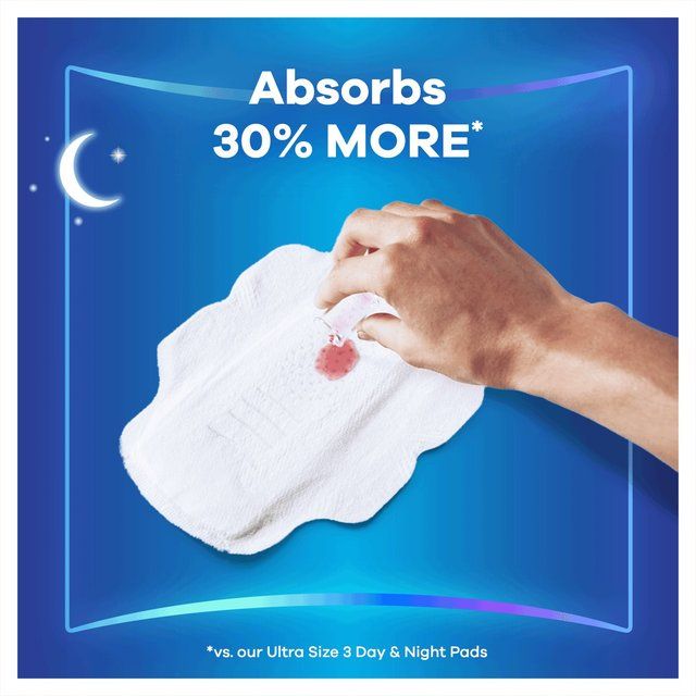Always Sanitary Towels Infinity Night (Size 3) Wings 10 per pack - McGrocer