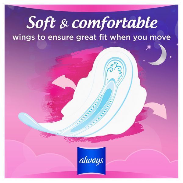 Always Sensitive Night Ultra (Size 3) Sanitary Towels x10 - McGrocer