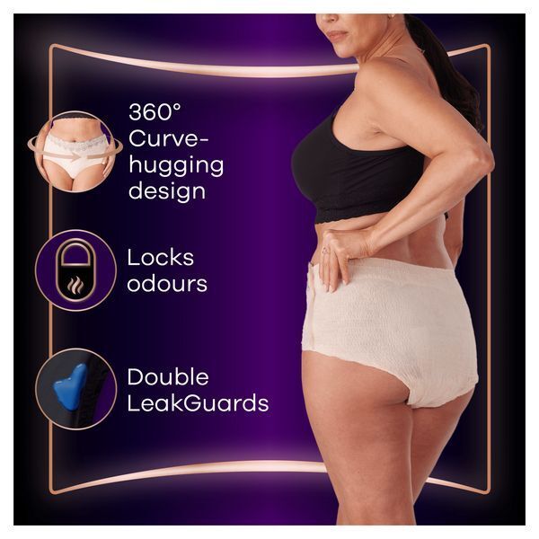 Always Discreet Boutique Beige Incontinence Pants x9 - McGrocer