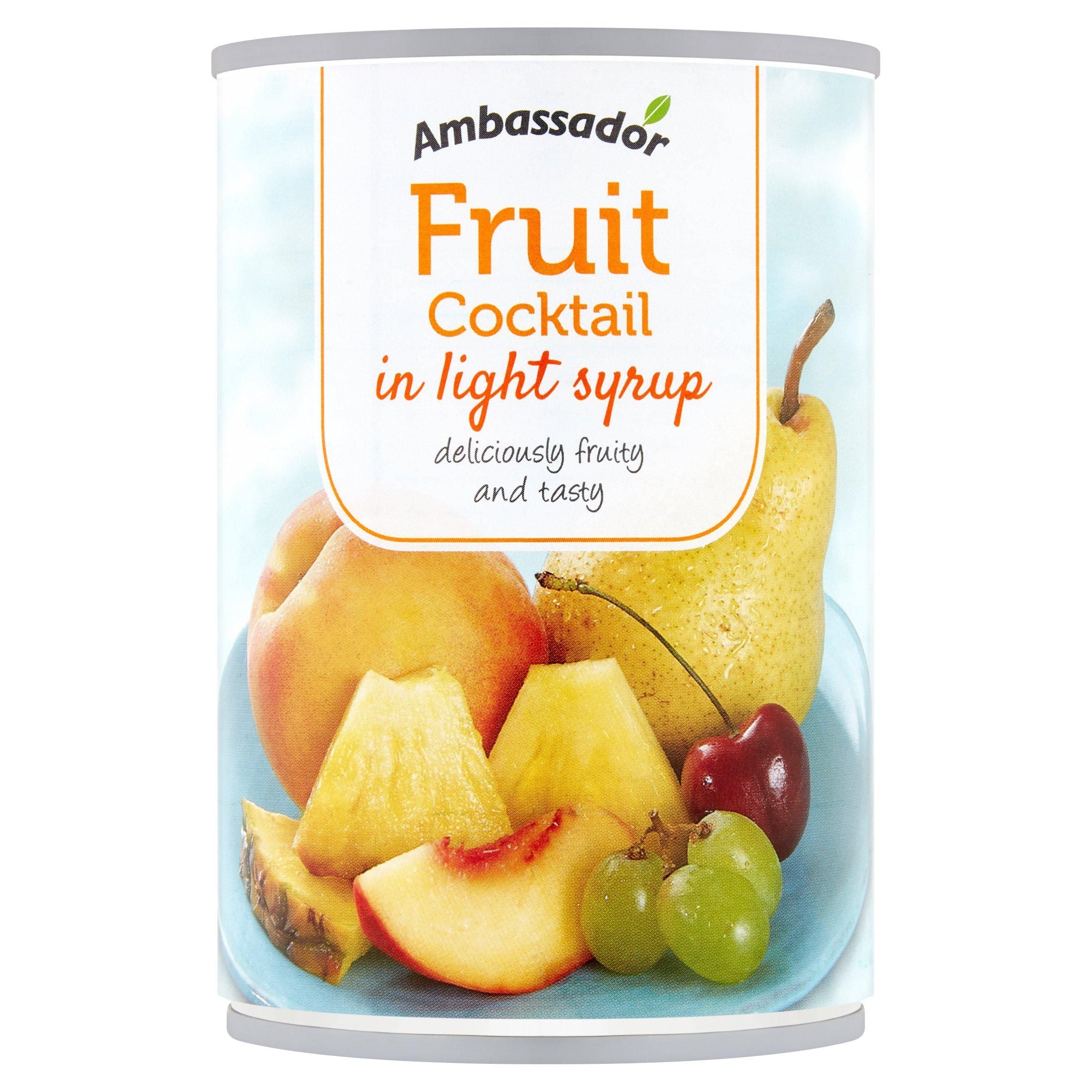 Ambassador Fruit Cocktail In Light Syrup 410g - McGrocer