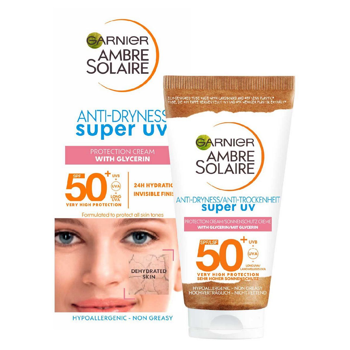 Ambre Solaire Super UV Anti-Dryness Protection Cream SPF50+ 50ml - McGrocer