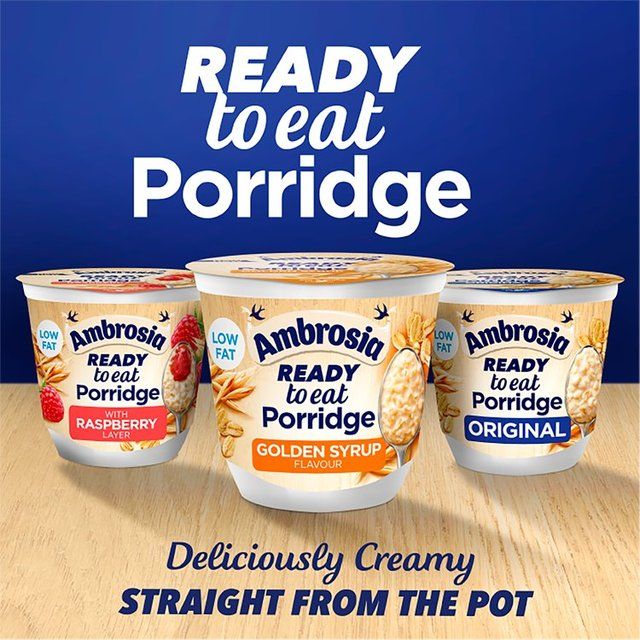 Ambrosia Ready to Eat Porridge Golden Syrup 210g - McGrocer