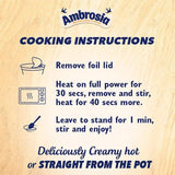 Ambrosia Ready to Eat Porridge Golden Syrup 210g - McGrocer