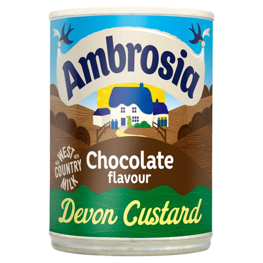 Ambrosia Ready To Serve Chocolate Flavour Devon Custard Can - McGrocer