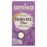 Amisa Organic Gluten Free Brown Rice Flour 500g - McGrocer