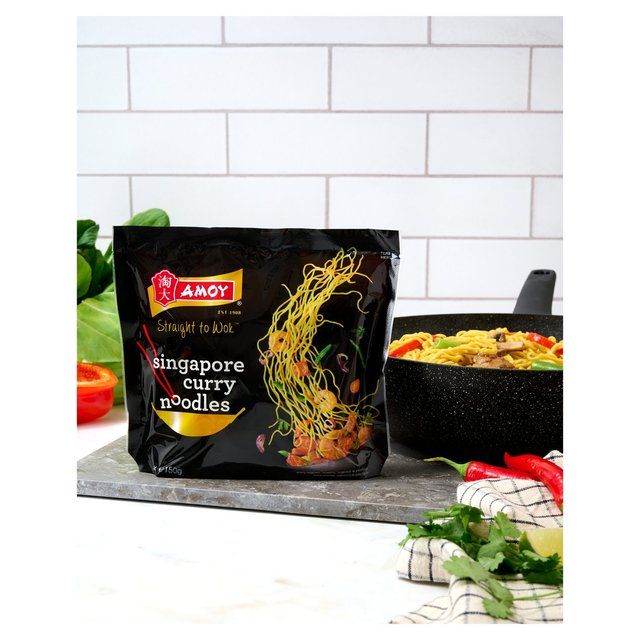 Amoy Straight To Wok Singapore Noodles 2 x 150g - McGrocer