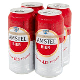 Amstel Lager Beer Cans 4 x 440ml - McGrocer
