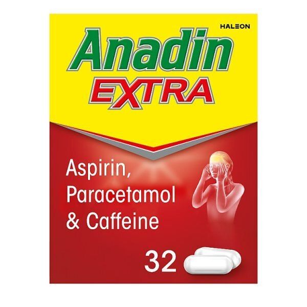 Anadin Extra Pain Relief Tablets 32 Caplets - McGrocer