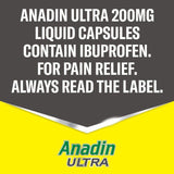 Anadin Ultra Ibuprofen Fast Acting Pain Relief Liquid Capsules 16 per pack - McGrocer