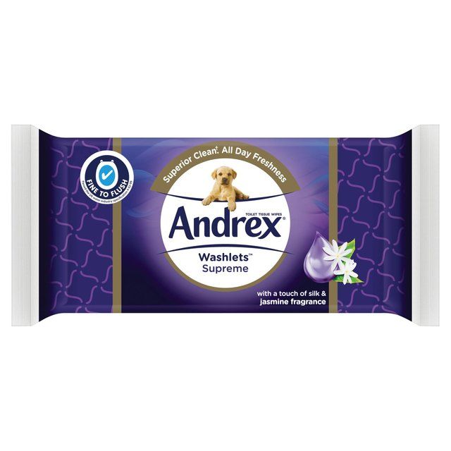 Andrex Supreme Washlets 40 per pack - McGrocer