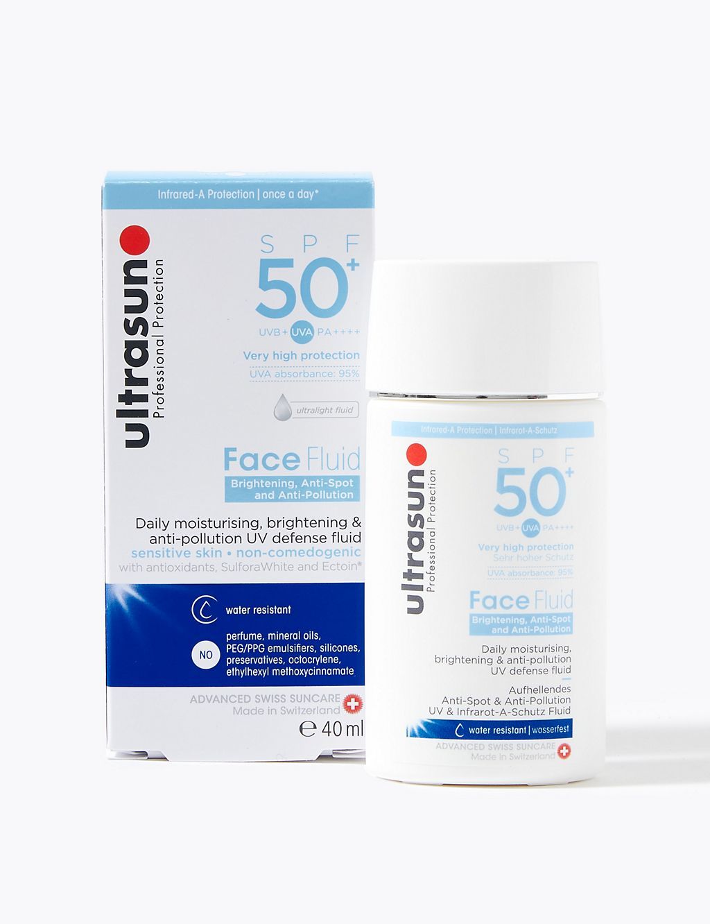 Anti Pollution Face Fluid Lotion SPF 50+ 40ml - McGrocer