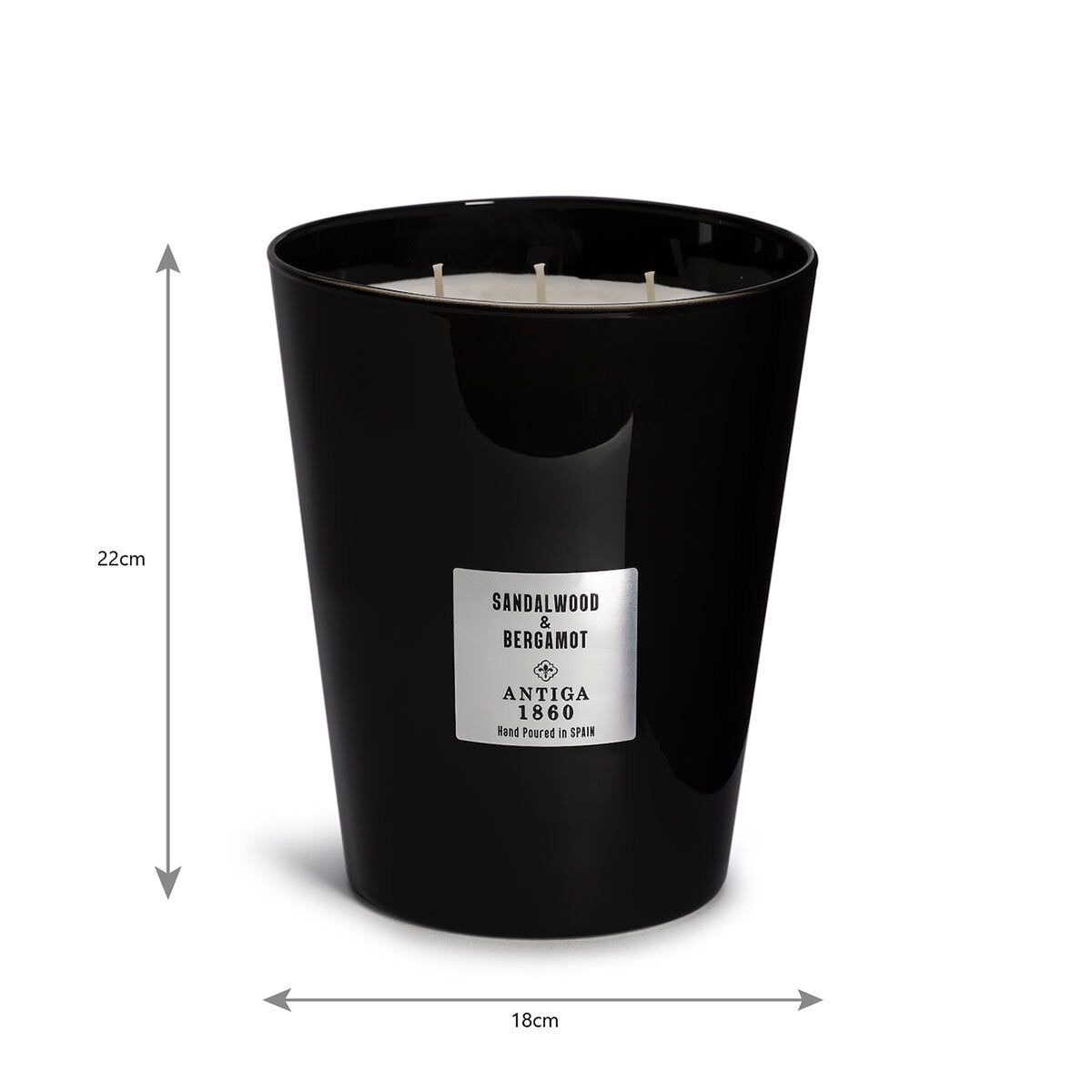 Antiga 1860 3 Wick Candle in 2 Fragrances - McGrocer
