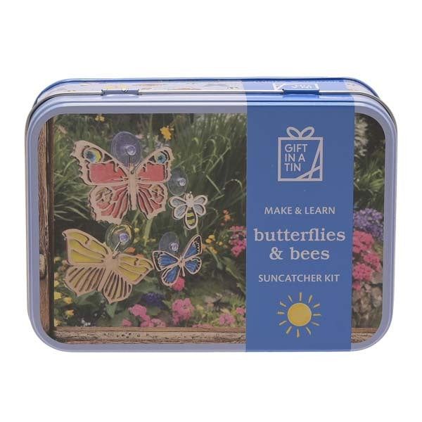 Apples To Pears Gift In A Tin Butterflies & Bees Suncatcher - McGrocer