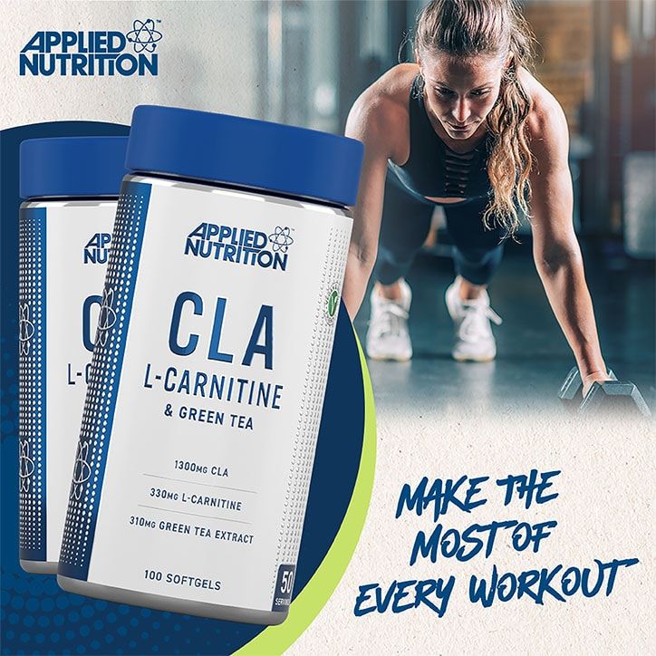 Applied Nutrition CLA L-Carnitine & Green Tea 100 Capsules - McGrocer
