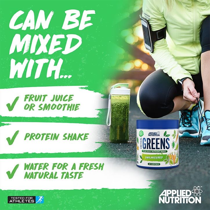 Applied Nutrition Critical Greens Powder Lemon & Lime 150g - McGrocer