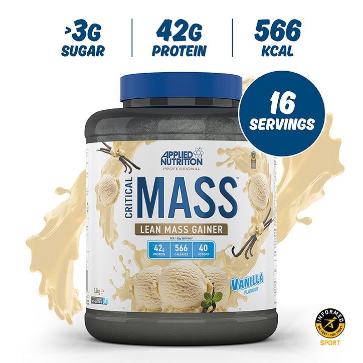 Applied Nutrition Critical Mass Gainer Vanilla 2.4kg - McGrocer