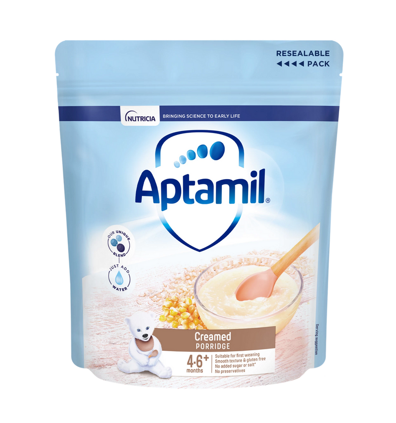 Aptamil creamed porridge with corn and rice 125g - British product