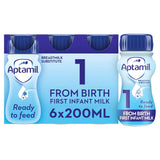 Aptamil 1 First Baby Milk Formula Liquid From Birth Multipack Ready To Feed 6x200ml - McGrocer