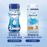 Aptamil 2 Follow On Formula Baby Milk Liquid 6-12 Months Multipack 4 x 200ml - McGrocer