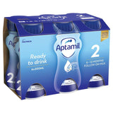 Aptamil 2 Follow On Formula Baby Milk Liquid 6-12 Months Multipack 6 x 200ml - McGrocer