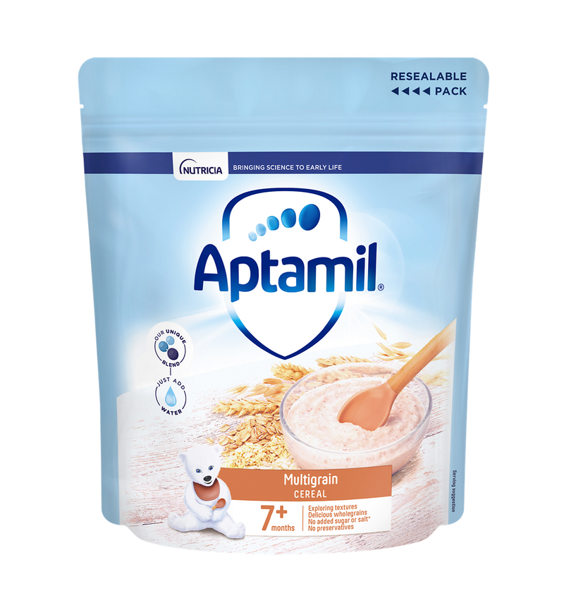 Aptamil multigrain cereal with milk for babies 7+ months 200g - British product