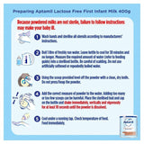 Aptamil Lactose Free First Infant Milk Powder From Birth 400g - McGrocer