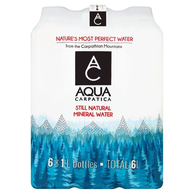 AQUA Carpatica Still Natural Mineral Water Low Sodium & Nitrates 6 x 1L - McGrocer