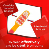 Aquafresh Little Teeth Kids Toothbrush 3-5 Years with Soft Bristles - McGrocer