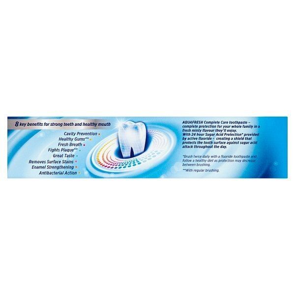 Aquafresh Toothpaste Complete Care Original 100ml - McGrocer