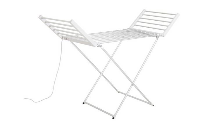 Argos Home 11m Heated Clothes Airer with Wings - McGrocer