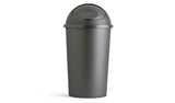 Argos Home 45 Litre Bullet Bin - Silver - McGrocer